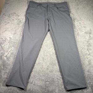 FootJoy Mens Performance Golf Pants Grey 38x30 Stretch Waist 5-Pocket Trousers